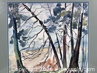 MaxSold Auction: Framed LINDA MACK Signed Watercolour Painting  - Toronto (Ontario, Canada) SELLER MANAGED Reseller Online Auction - Chesswood Drive