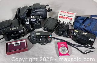 MaxSold Auction: Vintage Cameras and Binoculars  - Toronto (Ontario, Canada) SELLER MANAGED Reseller Online Auction - Chesswood Drive