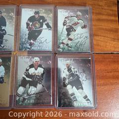 MaxSold Auction: 17. 1998-1999 Be A Player Autograph NHL Hockey Cards (Hard Cover) | 8 Cards | Lot #3 - Toronto (Ontario, Canada) SELLER MANAGED Reseller Online Auction -  Crouse Road (STORAGE)