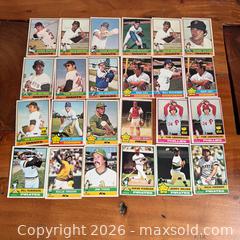 MaxSold Auction: 1976 Topps Baseball Cards | 24 Cards | Lot #13 - Toronto (Ontario, Canada) SELLER MANAGED Reseller Online Auction -  Crouse Road (STORAGE)