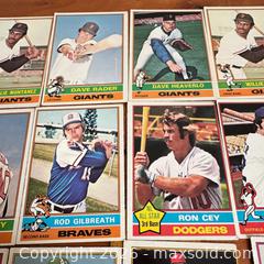 MaxSold Auction: 1976 Topps Baseball Cards | 24 Cards | Lot #13 - Toronto (Ontario, Canada) SELLER MANAGED Reseller Online Auction -  Crouse Road (STORAGE)