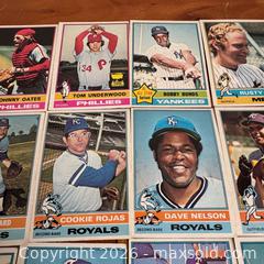 MaxSold Auction: 1976 Topps Baseball Cards | 24 Cards | Lot #14 - Toronto (Ontario, Canada) SELLER MANAGED Reseller Online Auction -  Crouse Road (STORAGE)