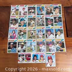 MaxSold Auction: 1977 O-PEE-CHEE MLB Baseball Cards | 27 Cards | Lot #1  - Toronto (Ontario, Canada) SELLER MANAGED Reseller Online Auction -  Crouse Road (STORAGE)