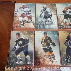 MaxSold Auction: 1998-1999 Be A Player Autograph NHL Hockey Cards | 21 Cards |  - Toronto (Ontario, Canada) SELLER MANAGED Reseller Online Auction -  Crouse Road (STORAGE)