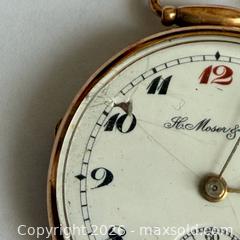 MaxSold Auction: Antique Henry Moser & Co Watch Gold Filled  - Toronto (Ontario, Canada) SELLER MANAGED Reseller Online Auction -  Crouse Road (STORAGE)