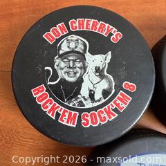 MaxSold Auction: Vintage Hockey Pucks | Lot #2  - Toronto (Ontario, Canada) SELLER MANAGED Reseller Online Auction -  Crouse Road (STORAGE)