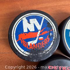 MaxSold Auction: Vintage NHL Hockey Pucks | #Lot 1  - Toronto (Ontario, Canada) SELLER MANAGED Reseller Online Auction -  Crouse Road (STORAGE)