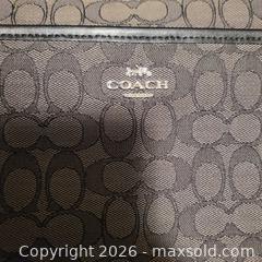 MaxSold Auction: Coach Signature Canvas Crossbody Bag – Black/Grey Monogram - Tillsonburg (Ontario, Canada) SELLER MANAGED Reseller Online Auction -  Wilson Avenue