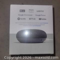 MaxSold Auction: Google Home Mini Smart Speaker – Brand New in Box - Tillsonburg (Ontario, Canada) SELLER MANAGED Reseller Online Auction -  Wilson Avenue