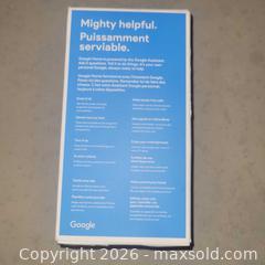 MaxSold Auction: Google Home Smart Speaker – Brand New in Box - Tillsonburg (Ontario, Canada) SELLER MANAGED Reseller Online Auction -  Wilson Avenue