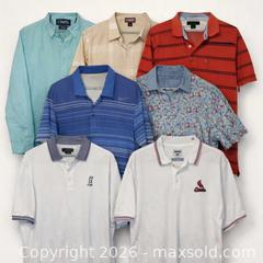 MaxSold Auction: Men’s Large Polo & Button-Up Shirt Bundle (7) – Chaps, Tommy Hilfiger, Nike, PGA Tour, Lee - Tillsonburg (Ontario, Canada) SELLER MANAGED Reseller Online Auction -  Wilson Avenue