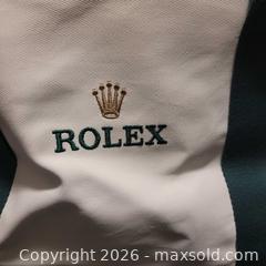 MaxSold Auction: Rolex Promotional White & Green Duffle Bag – Made in Italy - Tillsonburg (Ontario, Canada) SELLER MANAGED Reseller Online Auction -  Wilson Avenue