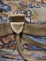 MaxSold Auction: Vintage Route 66 Tapestry Duffle Bag – Pioneer Express Travel Bag 16” - Tillsonburg (Ontario, Canada) SELLER MANAGED Reseller Online Auction -  Wilson Avenue