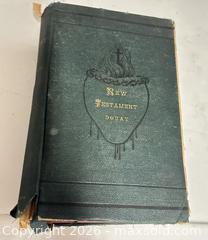 MaxSold Auction: 1882 Catholic New Testament Specifically the Douay-Rheims New Testament 144 Years Old - Los Angeles (California, USA) SELLER MANAGED Estate Sale Online Auction -  Troost Avenue (STORAGE)