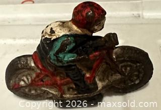 MaxSold Auction: Antique Cast Iron Motorcycle toy - Los Angeles (California, USA) SELLER MANAGED Estate Sale Online Auction -  Troost Avenue (STORAGE)