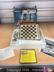 MaxSold Auction: Chess Challenger Electronic Chess Set Vintage 1980's - Los Angeles (California, USA) SELLER MANAGED Estate Sale Online Auction -  Troost Avenue (STORAGE)