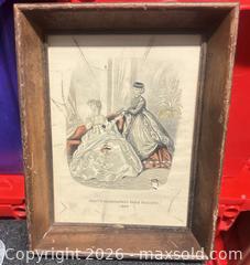 MaxSold Auction: Framed Godey's Americanized Paris Fashions, dating to 1859 - Los Angeles (California, USA) SELLER MANAGED Estate Sale Online Auction -  Troost Avenue (STORAGE)