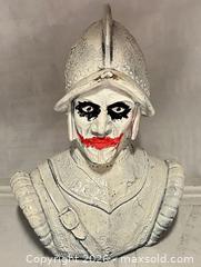 MaxSold Auction: Joker The Explorer Bust Sculpture By, Steeve Riots Medium - Los Angeles (California, USA) SELLER MANAGED Estate Sale Online Auction -  Troost Avenue (STORAGE)