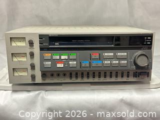 MaxSold Auction: JVC BR-8600U VHS professional editing recorder  - Los Angeles (California, USA) SELLER MANAGED Estate Sale Online Auction -  Troost Avenue (STORAGE)