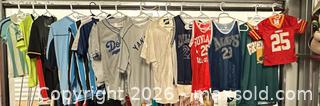 MaxSold Auction: Lot of 14 Assorted Sports Jerseys - Los Angeles (California, USA) SELLER MANAGED Estate Sale Online Auction -  Troost Avenue (STORAGE)