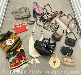MaxSold Auction: Lot of 15 Assorted Purses Backpacks Bags - Los Angeles (California, USA) SELLER MANAGED Estate Sale Online Auction -  Troost Avenue (STORAGE)