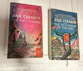 MaxSold Auction: Lot of 1968 Paperback THE FELLOWSHIP OF THE RING AND 1969 THE TWO TOWERS by, J.R.R. TOLKEN - Los Angeles (California, USA) SELLER MANAGED Estate Sale Online Auction -  Troost Avenue (STORAGE)