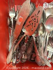 MaxSold Auction: Lot of 210 Antique and Vintage Assorted Silver and Silver Plate Silverware - Los Angeles (California, USA) SELLER MANAGED Estate Sale Online Auction -  Troost Avenue (STORAGE)