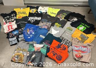 MaxSold Auction: Lot of 26 Assorted Men's Tees - Los Angeles (California, USA) SELLER MANAGED Estate Sale Online Auction -  Troost Avenue (STORAGE)
