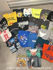MaxSold Auction: Lot of 26 Assorted Men's Tees - Los Angeles (California, USA) SELLER MANAGED Estate Sale Online Auction -  Troost Avenue (STORAGE)