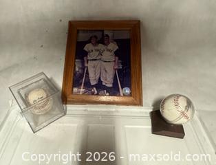 MaxSold Auction: Lot of 3 1 Signed Tommy Lasorda Baseball, 1 Home Run Ball From Dodger Stadium, Yankee Pic - Los Angeles (California, USA) SELLER MANAGED Estate Sale Online Auction -  Troost Avenue (STORAGE)