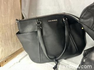 MaxSold Auction: Lot of 4 Black Purses 3 Leather 1 Rubber - Los Angeles (California, USA) SELLER MANAGED Estate Sale Online Auction -  Troost Avenue (STORAGE)