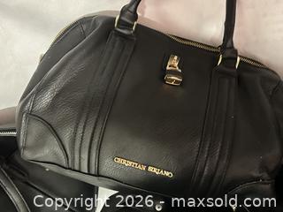 MaxSold Auction: Lot of 4 Black Purses 3 Leather 1 Rubber - Los Angeles (California, USA) SELLER MANAGED Estate Sale Online Auction -  Troost Avenue (STORAGE)