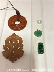 MaxSold Auction: Lot of 5 Pieces of Jade - Los Angeles (California, USA) SELLER MANAGED Estate Sale Online Auction -  Troost Avenue (STORAGE)