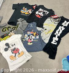 MaxSold Auction: Lot of 6 Disney Items 5 Tees 1 Sweatpants - Los Angeles (California, USA) SELLER MANAGED Estate Sale Online Auction -  Troost Avenue (STORAGE)