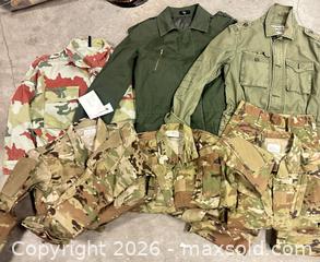 MaxSold Auction: Lot of 7 Military style Wonens items xs, , s, m - Los Angeles (California, USA) SELLER MANAGED Estate Sale Online Auction -  Troost Avenue (STORAGE)
