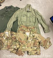 MaxSold Auction: Lot of 7 Military style Wonens items xs, , s, m - Los Angeles (California, USA) SELLER MANAGED Estate Sale Online Auction -  Troost Avenue (STORAGE)