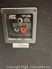 MaxSold Auction: MSX Audio Thunder Pro 2 Speaker Pair - Los Angeles (California, USA) SELLER MANAGED Estate Sale Online Auction -  Troost Avenue (STORAGE)