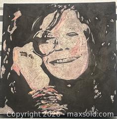 MaxSold Auction: Painting on Canvas of Janis Joplin - Los Angeles (California, USA) SELLER MANAGED Estate Sale Online Auction -  Troost Avenue (STORAGE)