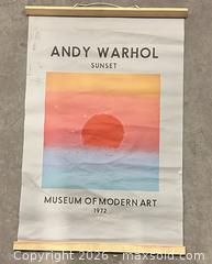 MaxSold Auction: Poster From MOMA Andy Warhol Show 1972 - Los Angeles (California, USA) SELLER MANAGED Estate Sale Online Auction -  Troost Avenue (STORAGE)