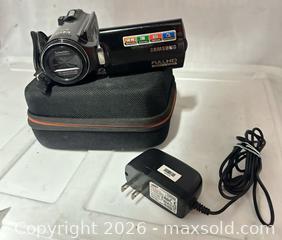 MaxSold Auction: Samsung Handheld Full HD Camcorder with Optical Zoom - Los Angeles (California, USA) SELLER MANAGED Estate Sale Online Auction -  Troost Avenue (STORAGE)