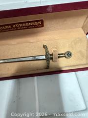 MaxSold Auction: Sword mail opener - Los Angeles (California, USA) SELLER MANAGED Estate Sale Online Auction -  Troost Avenue (STORAGE)