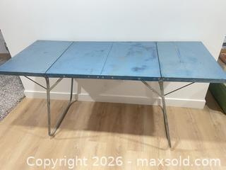 MaxSold Auction: 1940’s portable folding camp table - Hamilton (Ontario, Canada) SELLER MANAGED Estate Sale Online Auction -  Chegwin Street