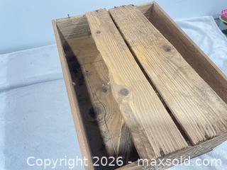 MaxSold Auction: Antique whiskey wood crate - Hamilton (Ontario, Canada) SELLER MANAGED Estate Sale Online Auction -  Chegwin Street