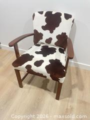 MaxSold Auction: Cow Accent Arm Chair - Hamilton (Ontario, Canada) SELLER MANAGED Estate Sale Online Auction -  Chegwin Street