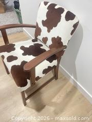 MaxSold Auction: Cow Accent Arm Chair - Hamilton (Ontario, Canada) SELLER MANAGED Estate Sale Online Auction -  Chegwin Street