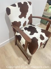 MaxSold Auction: Cow Accent Arm Chair - Hamilton (Ontario, Canada) SELLER MANAGED Estate Sale Online Auction -  Chegwin Street