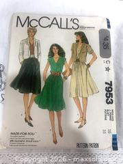 MaxSold Auction: Lot of 9 vintage patterns  - Hamilton (Ontario, Canada) SELLER MANAGED Estate Sale Online Auction -  Chegwin Street