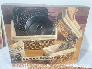 MaxSold Auction: Seagrass Baskets & woven placemats - Hamilton (Ontario, Canada) SELLER MANAGED Estate Sale Online Auction -  Chegwin Street