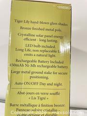 MaxSold Auction: Solar glass Tiger Lily garden light (NIB) - Hamilton (Ontario, Canada) SELLER MANAGED Estate Sale Online Auction -  Chegwin Street