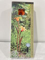 MaxSold Auction: Solar glass Tiger Lily garden light (NIB) - Hamilton (Ontario, Canada) SELLER MANAGED Estate Sale Online Auction -  Chegwin Street